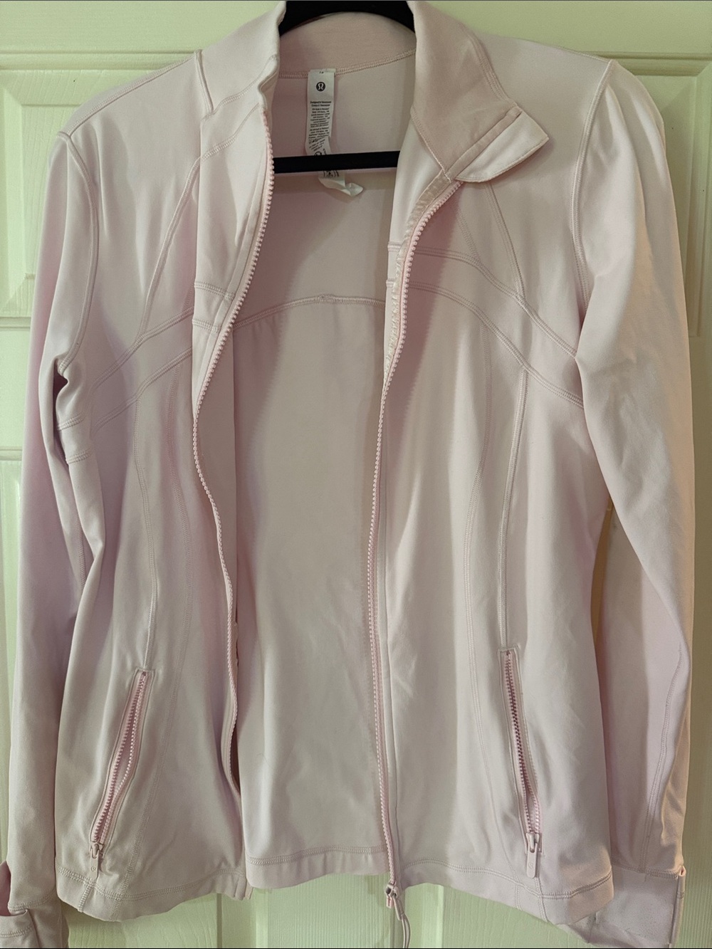 lululemon athletica Pale Pink Full-Zip Utility Jacket